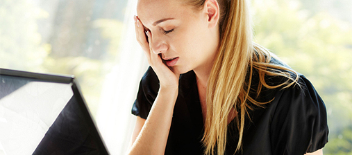 Woman Dealing With Wedding Stress
