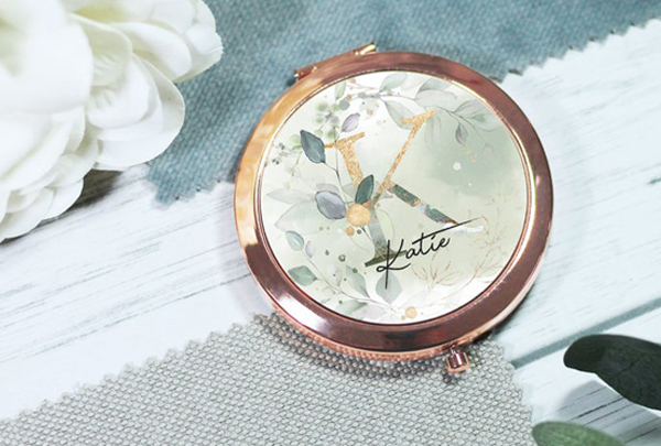 Honorary Bridesmaid Gifts - Customized Compact Mirror