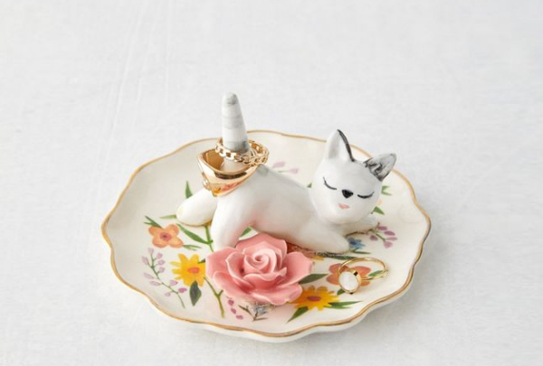 Honorary Bridesmaid Gifts - Cat Ring Holder