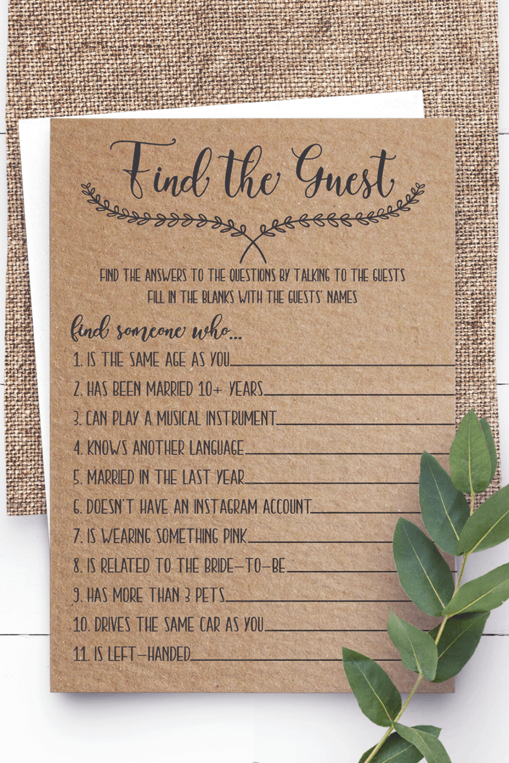 Bridal Shower Game Ideas